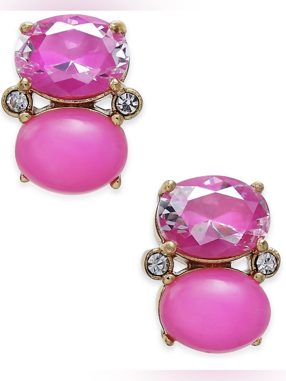 Kate Spade Shine On Pink Crystal Stud